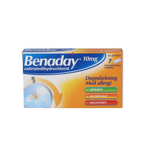 Benaday 10 mg 7 stk