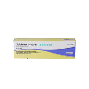 Diclofenac "Orifarm" 11,6 mg/g 50 g 