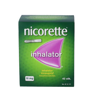 Nicorette 10 mg inhalatorer refill 42 stk
