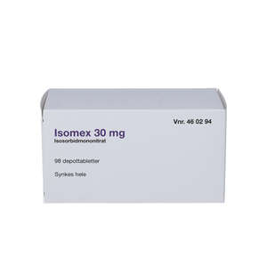 Isomex 30 mg 98 tabletter