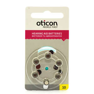 Oticon batterier høreapp 10