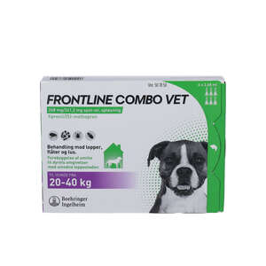 Frontline Combo Vet. (hund 20-40 kg) 6 stk