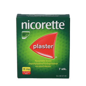 Nicorette invisi plaster 15mg 7 stk
