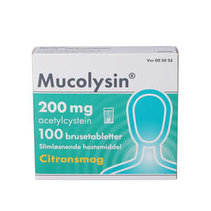 Mucolysin 200 mg 100 stk