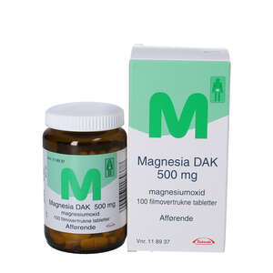 Magnesia "DAK" 100 stk