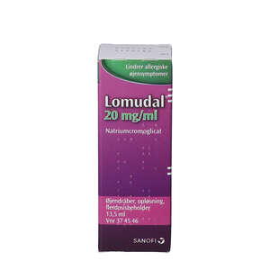 Lomudal øjendråber 20 mg/ml 13,5 ml