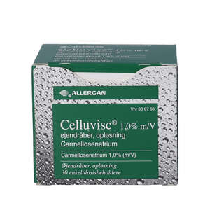 Celluvisc øjendråber 30 * 0,4 ml