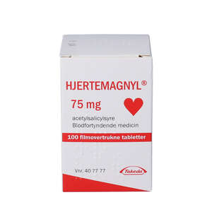 Hjertemagnyl 75 mg 100 stk