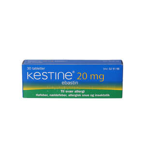 Kestine 20 mg 30 stk