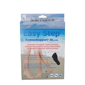 Easy Step FashionSupport Knæ (sort/åben/L+)