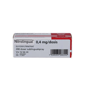 Nitrolingual spray (OR) 200 doser