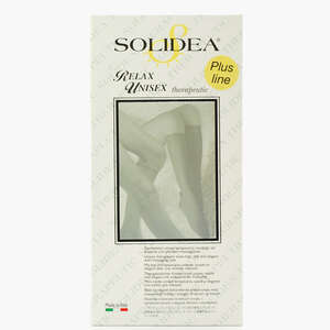 Solidea Relax Unisex Therapeutic Strømpe (L+/sort/lukket)
