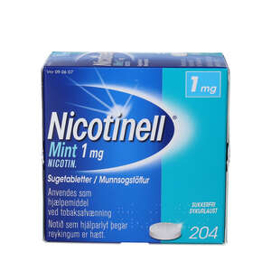 Nicotinell Mint 1 mg 204 stk 