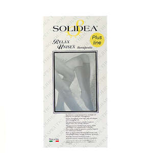 Solidea Relax Unisex Therapeutic Strømpe (XL+/sort/lukket)