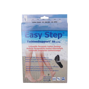 Easy Step FashionSupport Knæ (sort/åben/M+)