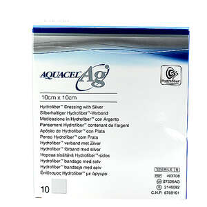 Aquacel Ag Hydrofiber Bandage (10 cm)