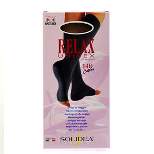 Solidea Relax Unisex Cotton Knæstrømper (XL/natur/åben)