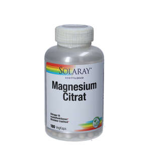 Solaray Magnesium Citrat (180 stk)