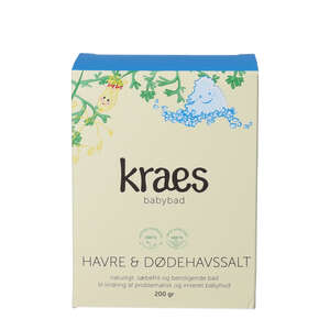 KRAES Babybad Havre & Dødehavssalt (200 g)