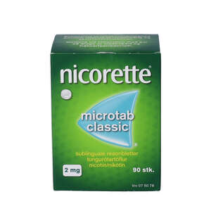 Nicorette Microtab Classic2 mg 90 stk