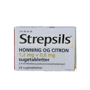 Strepsils Honning og Citron (ORI) 24 stk