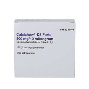 Calcichew-D3 Forte 500 mg+10 m