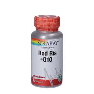 Solaray Rød Ris + Q10 Kapsler