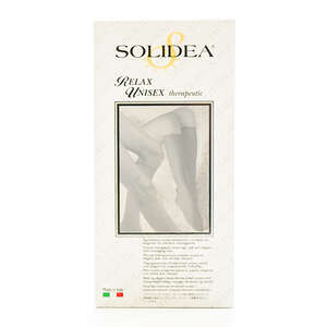 Solidea Relax Unisex Therapeutic Strømpe (sorte med lukket tå str. M)