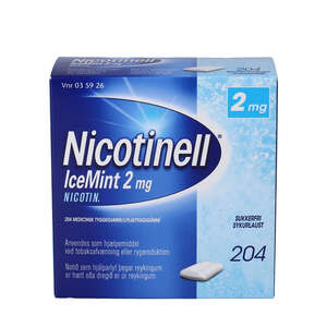 Nicotinell IceMint 2 mg 204 stk 