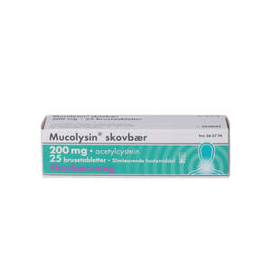Mucolysin Skovbær 200 mg 25 stk
