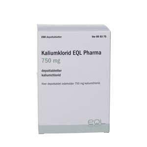 Kaliumklorid "EQL Pharma" 750