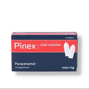 Pinex suppositorier 1000 mg 