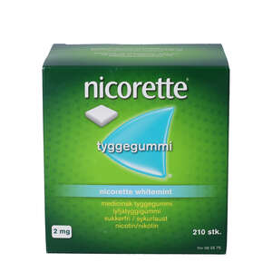 Nicorette Whitemint 2 mg 210 stk