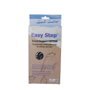 Easy Step Travel Support Cotton Knæ (Sort/6)