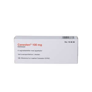 Canesten Vagitorier 100 mg (2C4) 6 stk