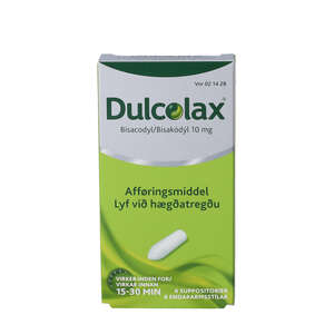 Dulcolax suppositorier 10 mg 6 stk