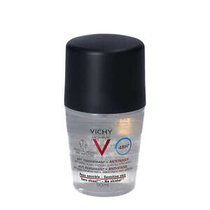 Vichy Homme Anti-trace Antiperspirant Deo Roll-on (48 H 50 ml)