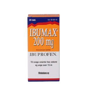 Ibumax 200 mg 20 stk