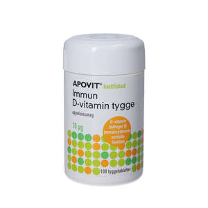 Apovit Immun D-vitamin Tygge (10 µg)