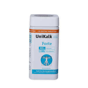 Unikalk Forte Tabletter (180+30 stk.)