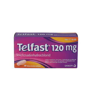 Telfast 120 mg 30 stk
