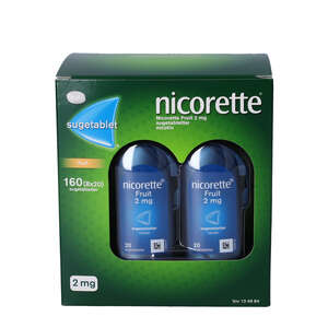 Nicorette Fruit 2  mg 8 * 20 stk