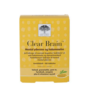 Clear Brain tabletter (180 stk)