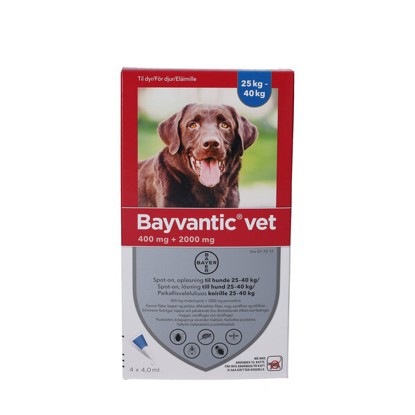 Bayvantic Hunde 25-40 kg lokalt på DinApoteker.dk