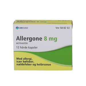 Allergone 8 mg 12 stk