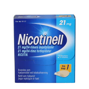 Nicotinell 21 mg/24 timer 21 stk