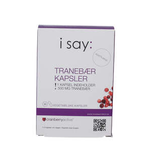 i say Tranebær Kapsler