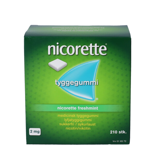Nicorette Freshmint 2 mg 210 stk