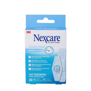 Nexcare Strong Hold Plasters (2 str. 20 stk)
