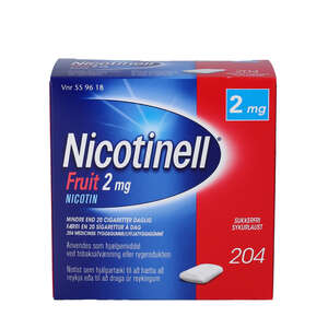Nicotinell Fruit 2 mg 204 stk